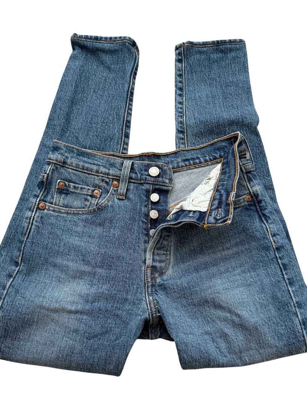 Levi's Premium Women 501 Skinny Jeans - Classic Button-Fly W24 L28